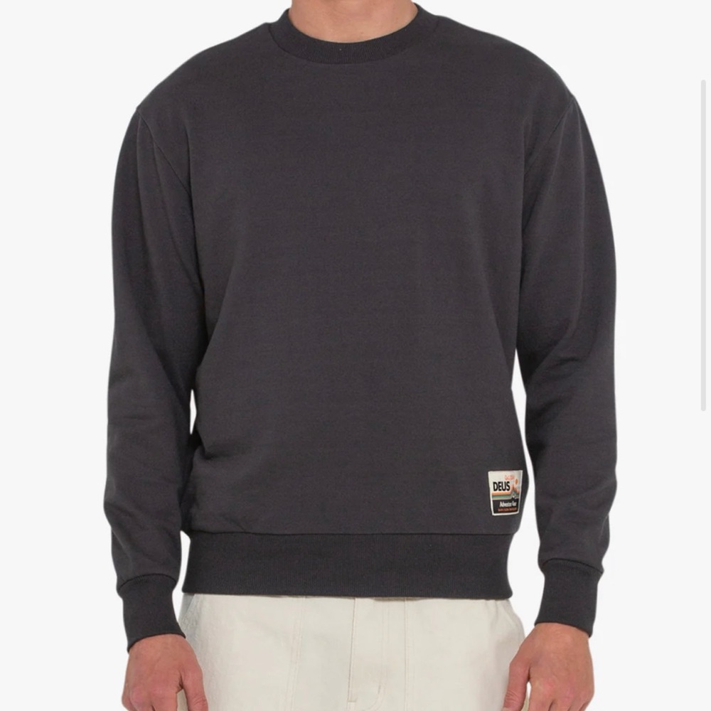 GARRISON PLAIN CREW - ANTHRACITE new